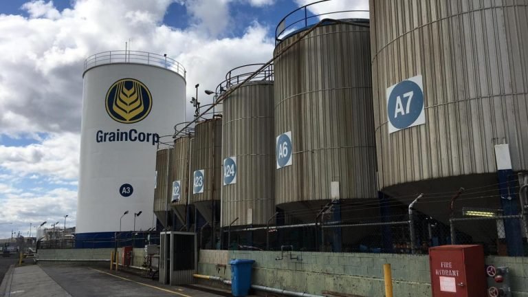 Austrália: lucro da Graincorp deve ser prejudicado por tensões comerciais e seca Austrália: lucro da Graincorp deve ser prejudicado por tensões comerciais e seca